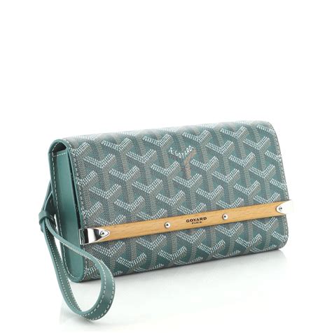 goyard monte carlo clutch green|buy goyard clutch.